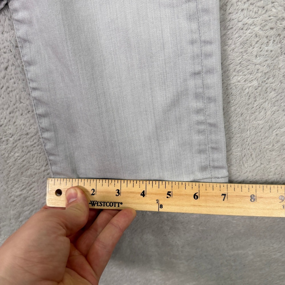 Rye 51 Mens 32x30 Pants Gray Slim Straight Cotton Lyocell Blend Luxury Casual - Picture 10 of 11